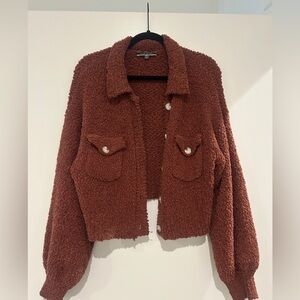 Burnt red boutique jacket